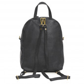 Rucsac dama din piele naturala DiAmanti Sarche Grigio Scuro